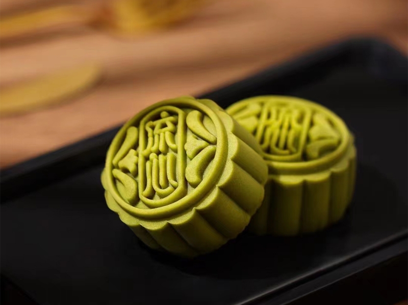 桃山皮流心月饼